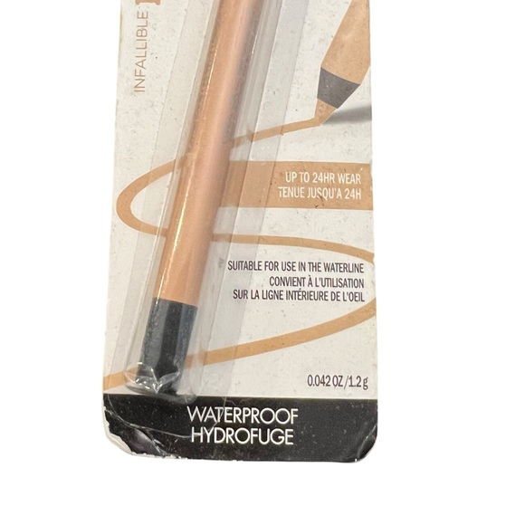 L'oreal Infallible Pro Last Waterproof Eyeliner Pencil 980 Nude Beige NEW - Picture 5 of 5